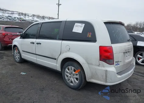 2015 Dodge Grand Caravan American Value Pkg из США, поврежденный, VIN 2C4RDGBGXFR570357